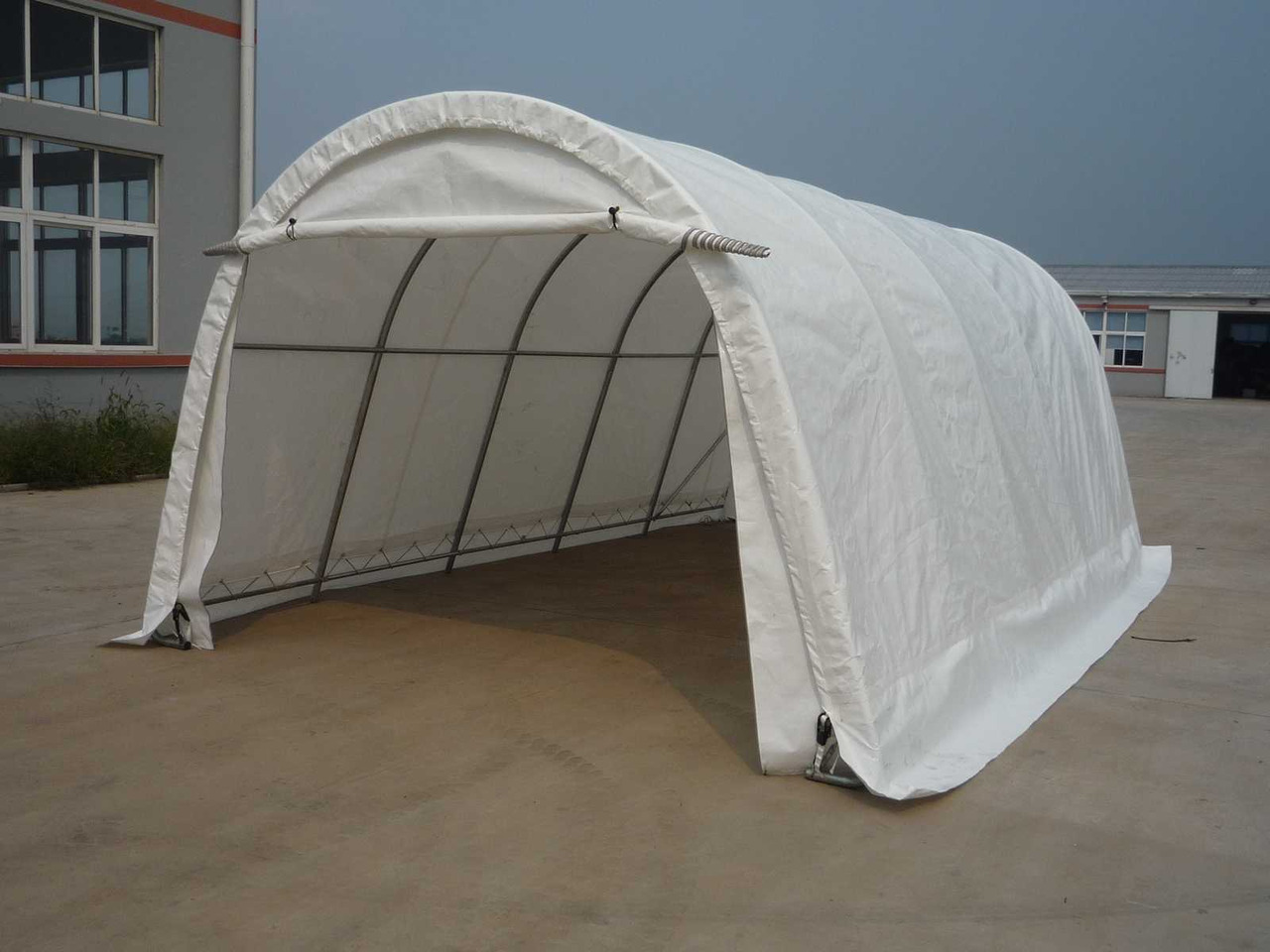 Rhino-Cross-Shelter 143014R - 9,2x4,3x4,3 m - Storage tank: picture 1 Rhino-Cross-Shelter 143014R - 9,2x4,3x4,3 m - Storage tank: picture 1