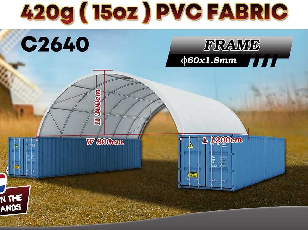 Rhino-Cross-Shelter C2640 - 12x8x3 m - Storage tank: picture 2 Rhino-Cross-Shelter C2640 - 12x8x3 m - Storage tank: picture 2