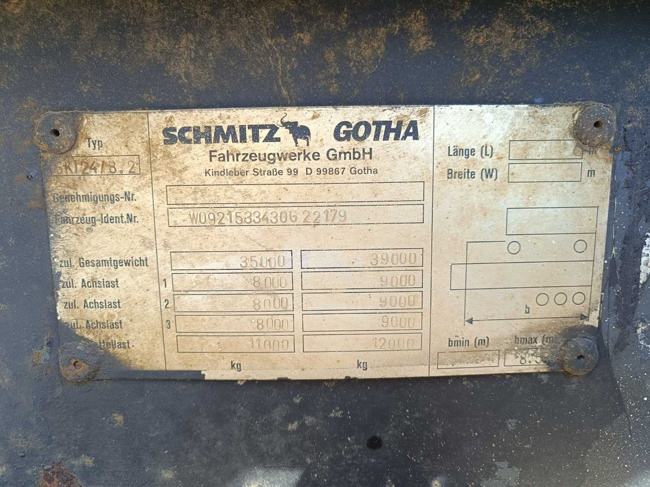 SCHMITZ GOTHA - SKI 24 / 7.2 - SEMI-TRAILER - 2003 - Semi-trailer: picture 3 SCHMITZ GOTHA - SKI 24 / 7.2 - SEMI-TRAILER - 2003 - Semi-trailer: picture 3