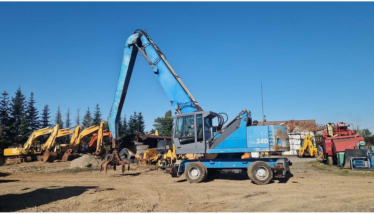 TEREX FUCHS - MHL 340 - WHEELED EXCAVATOR - 2011 - Wheel excavator: picture 1 TEREX FUCHS - MHL 340 - WHEELED EXCAVATOR - 2011 - Wheel excavator: picture 1