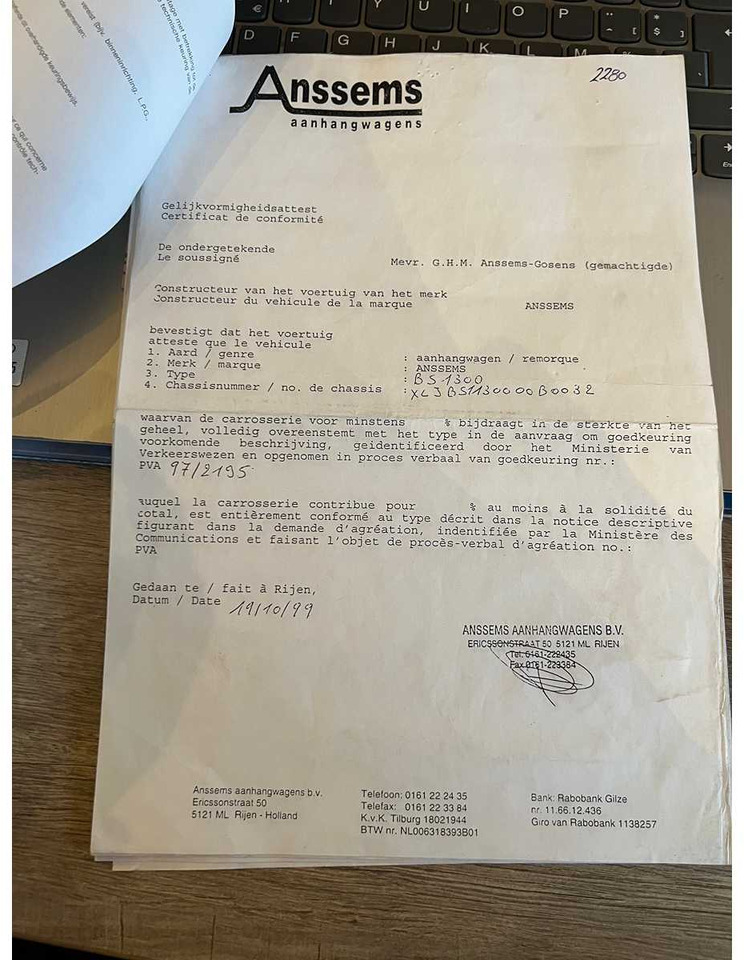 Trailer ANSSEMS - 1300 - BS1300 - TRAILER: picture 13