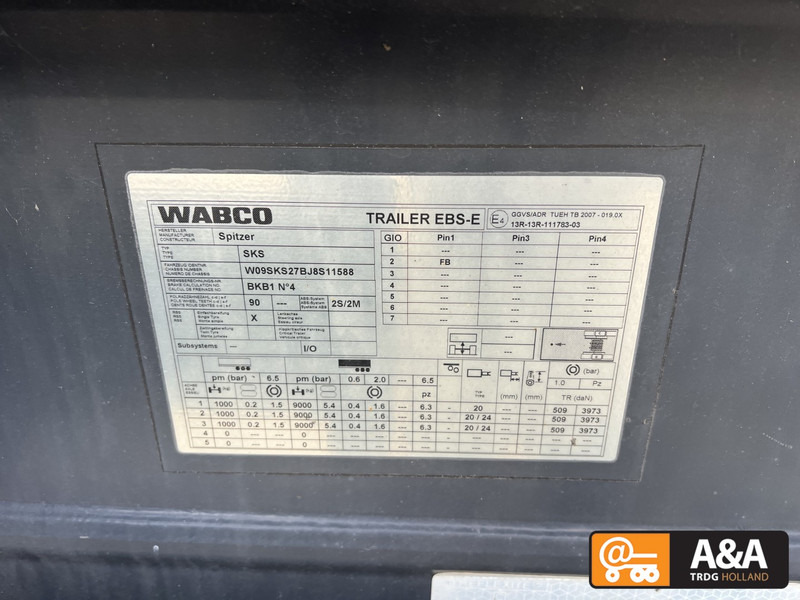 Tank semi-trailer SPITZER SK 2760 CAL 60 CUB, 24 VOLT HYDRAULIC, VIBRATOR: picture 17