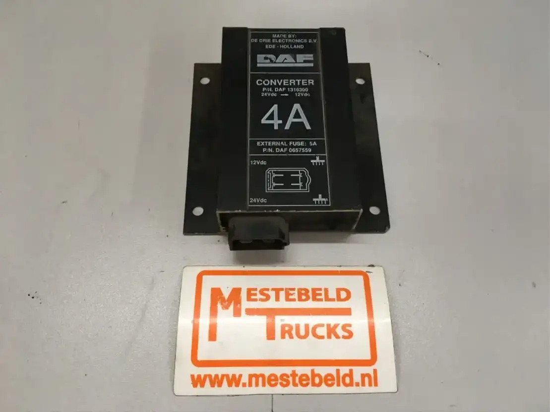 DAF Omvormer 24/12V 4A - Electrical system for Truck: picture 1 DAF Omvormer 24/12V 4A - Electrical system for Truck: picture 1