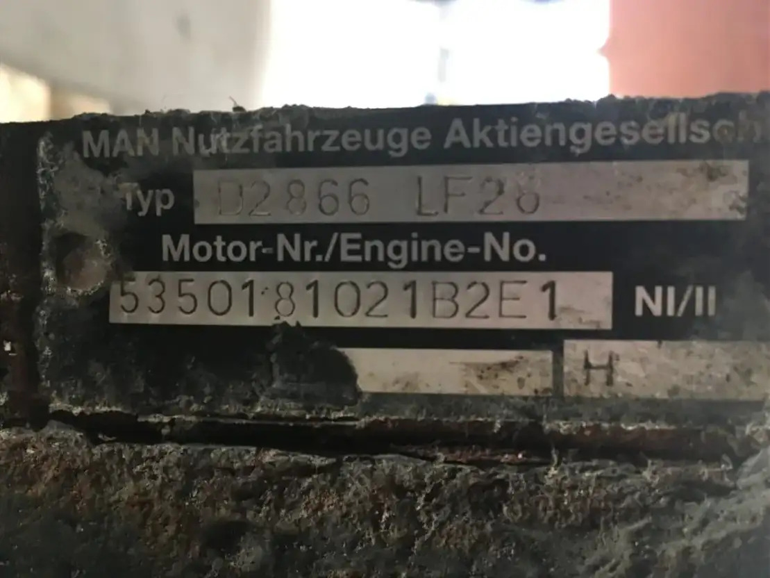 MAN Motorblok D2866 LF 26 - Engine and parts for Truck: picture 5 MAN Motorblok D2866 LF 26 - Engine and parts for Truck: picture 5