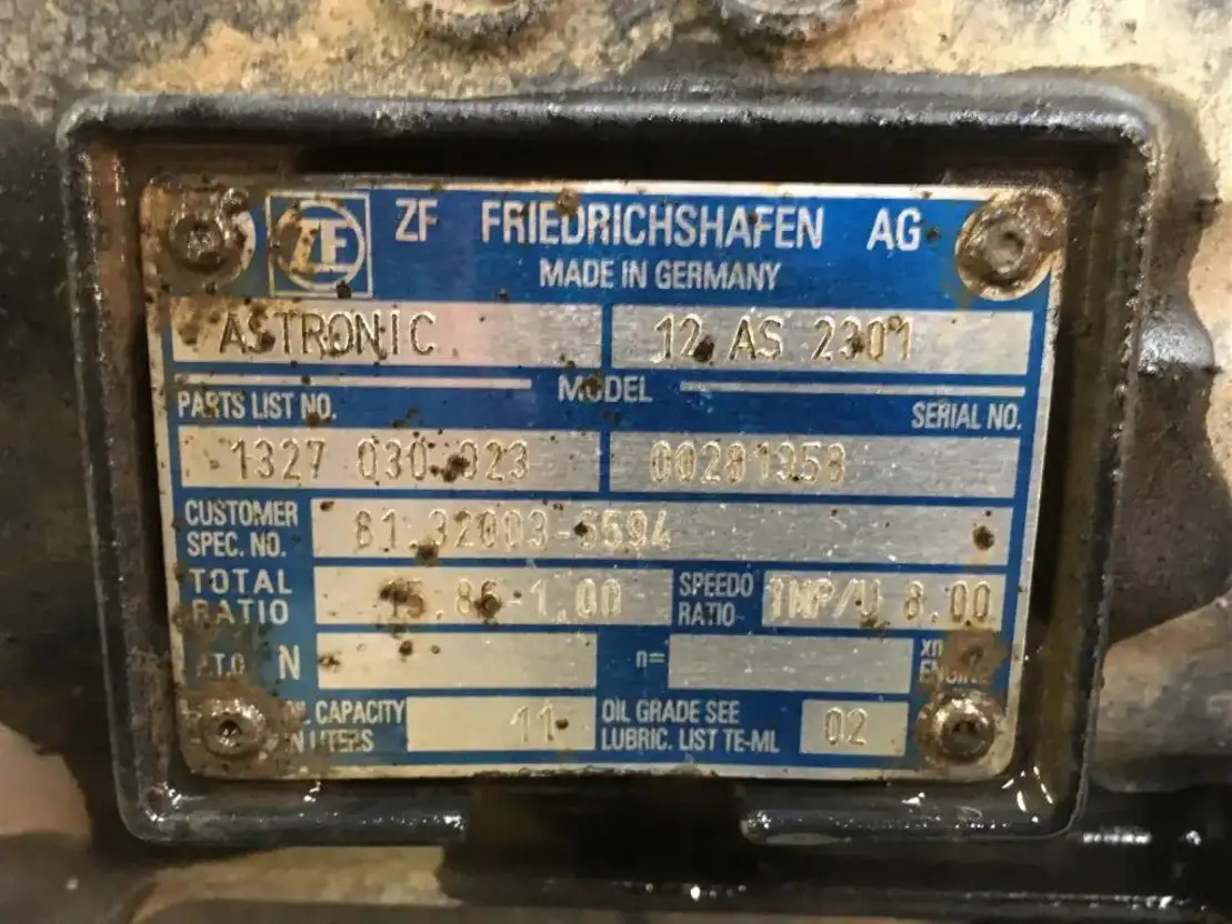 MAN Versnellingsbak 12AS2301TD - Gearbox and parts for Truck: picture 5 MAN Versnellingsbak 12AS2301TD - Gearbox and parts for Truck: picture 5