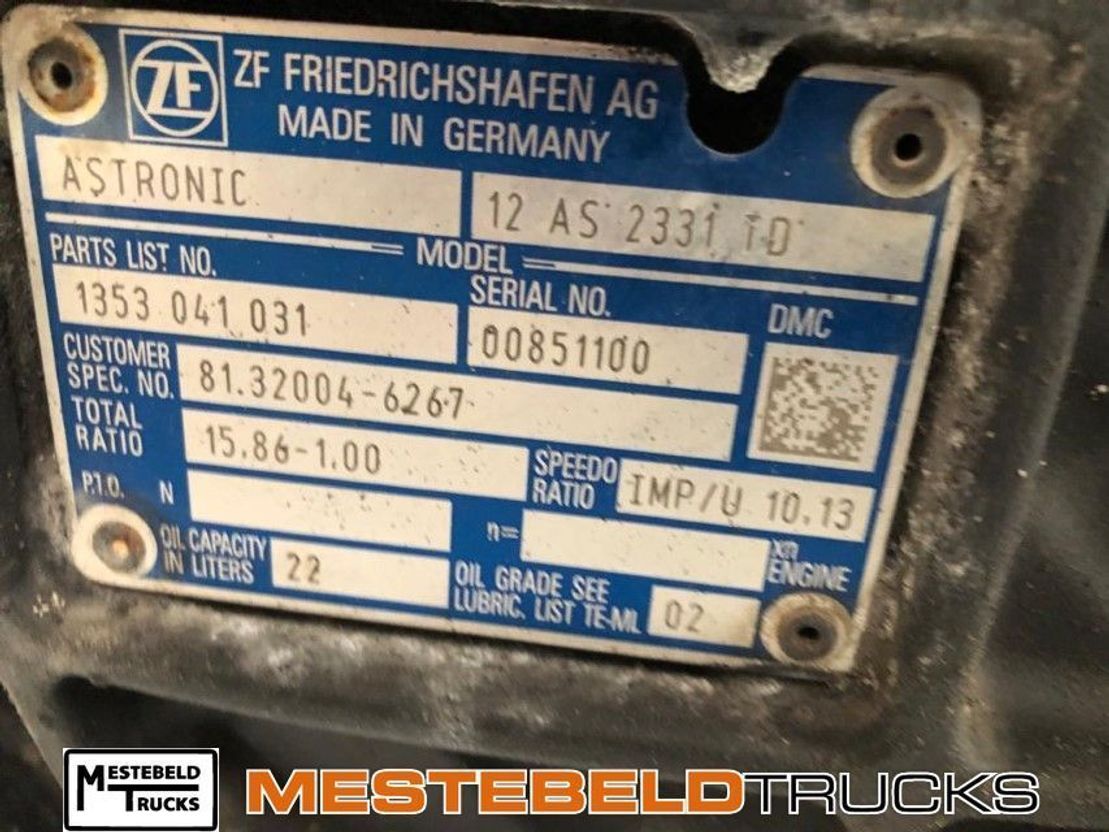 MAN Versnellingsbak 12AS2331 TD + IT 3 - Gearbox for Truck: picture 4 MAN Versnellingsbak 12AS2331 TD + IT 3 - Gearbox for Truck: picture 4