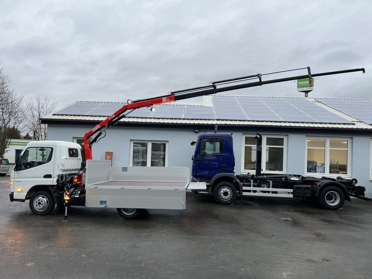 FUSO 3S15 Alu Pritsche 2.80m Ladekran Funk! sofort ve - Dropside/ Flatbed truck, Crane truck: picture 3 FUSO 3S15 Alu Pritsche 2.80m Ladekran Funk! sofort ve - Dropside/ Flatbed truck, Crane truck: picture 3