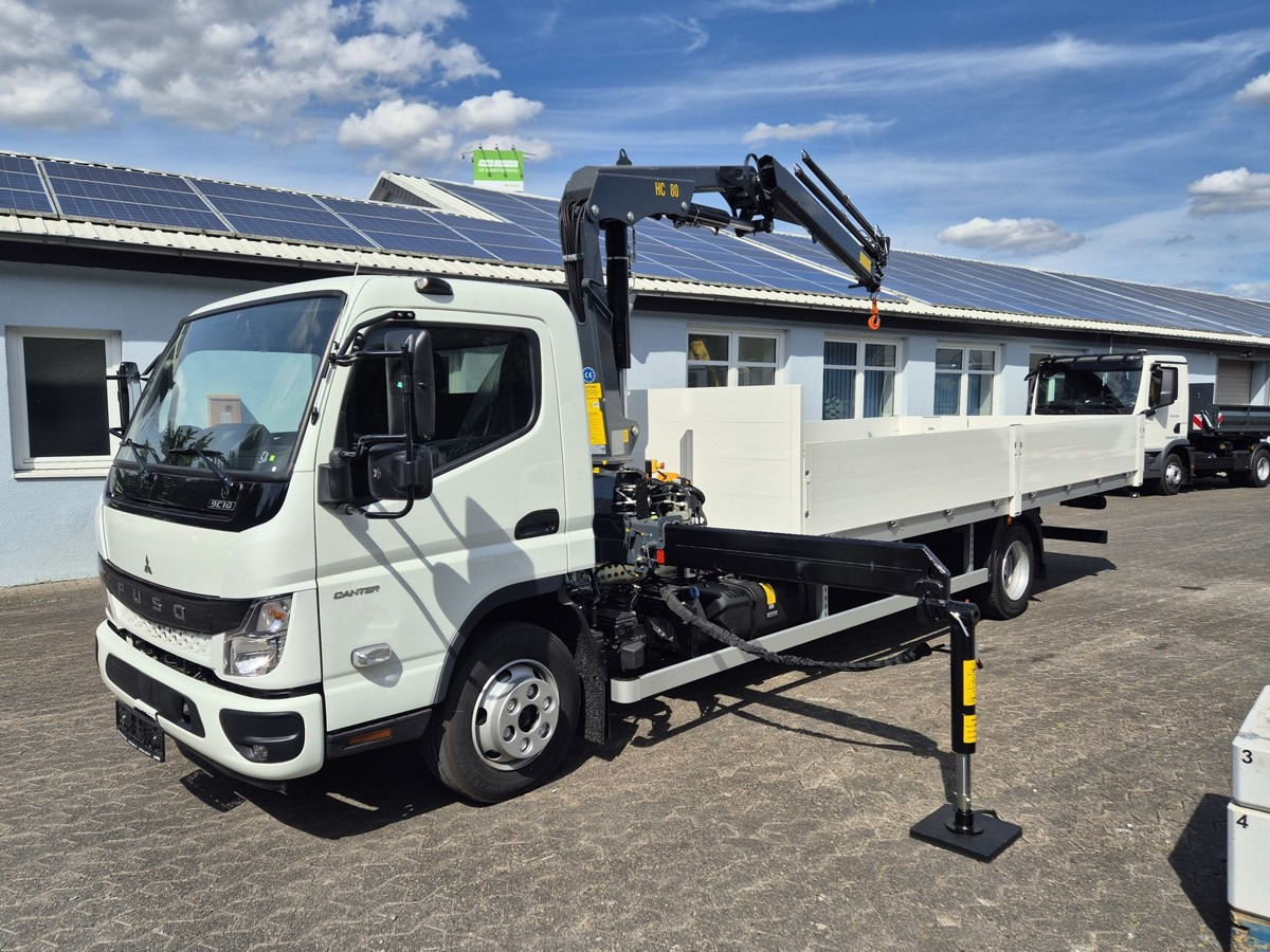 FUSO FUSO 9C18 Canter Alu Pritsche 5.5m Kran 3x hydr. - Open body delivery van: picture 4 FUSO FUSO 9C18 Canter Alu Pritsche 5.5m Kran 3x hydr. - Open body delivery van: picture 4