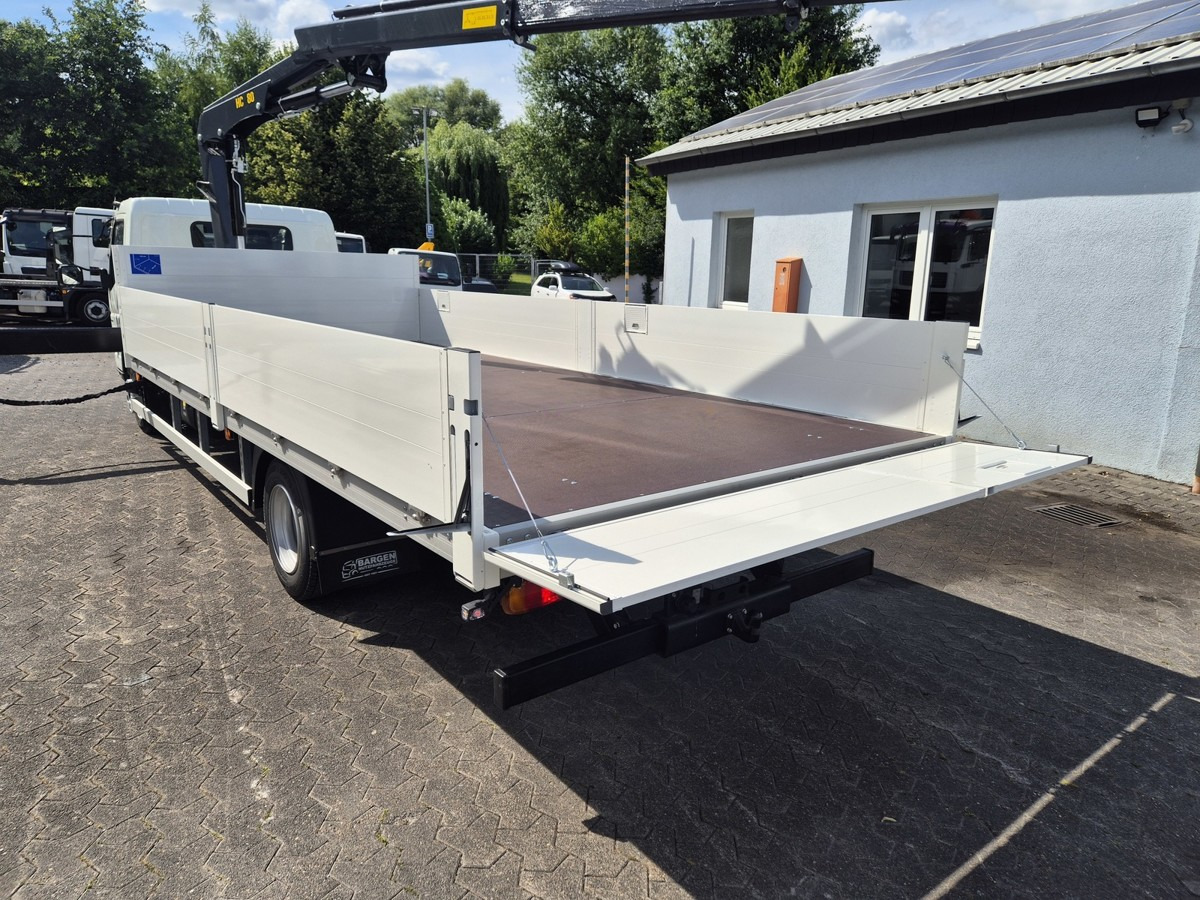 New Open body delivery van FUSO FUSO 9C18 Canter Alu Pritsche 5.5m Kran 3x hydr.: picture 15