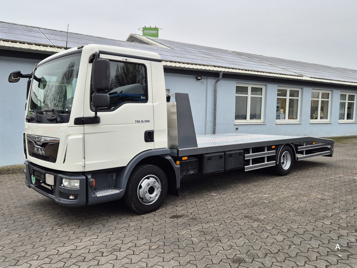 MAN TGL 8.190 BL Autotransporter 76tkm! AHK 3.5T - Autotransporter truck, Commercial vehicle: picture 1 MAN TGL 8.190 BL Autotransporter 76tkm! AHK 3.5T - Autotransporter truck, Commercial vehicle: picture 1