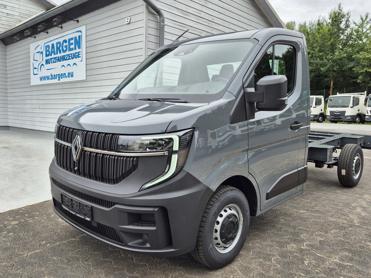 RENAULT Master L2H1 (neues Mod.) Alupritsche m. Kran - Open body delivery van: picture 1 RENAULT Master L2H1 (neues Mod.) Alupritsche m. Kran - Open body delivery van: picture 1