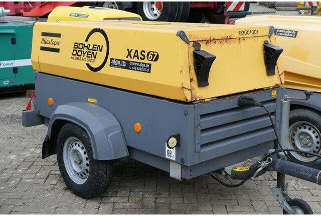 Atlas-Copco XAS 67, Kompressor, Deutz, Wenig Std., TOP - Air compressor: picture 4 Atlas-Copco XAS 67, Kompressor, Deutz, Wenig Std., TOP - Air compressor: picture 4