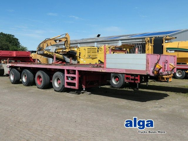 ES-GE 4.VON-25-40.3H, Pritsche, 4-Achser, Gelenkt, SAF - Dropside/ Flatbed semi-trailer: picture 1 ES-GE 4.VON-25-40.3H, Pritsche, 4-Achser, Gelenkt, SAF - Dropside/ Flatbed semi-trailer: picture 1
