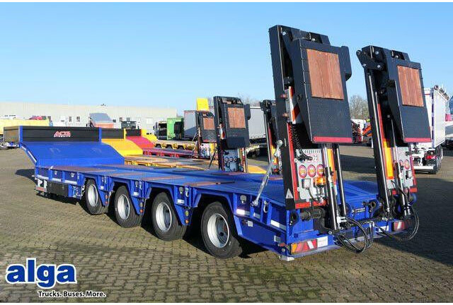 GVN 4GVN, Verbreiterbar, hydr. Rampen, Lift-Lenk - Low loader semi-trailer: picture 1 GVN 4GVN, Verbreiterbar, hydr. Rampen, Lift-Lenk - Low loader semi-trailer: picture 1