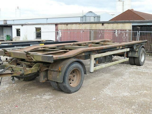 Huffermann HKA 18.70, Außenroller, Zwillingsreifen, BPW - Container transporter/ Swap body trailer: picture 2 Huffermann HKA 18.70, Außenroller, Zwillingsreifen, BPW - Container transporter/ Swap body trailer: picture 2