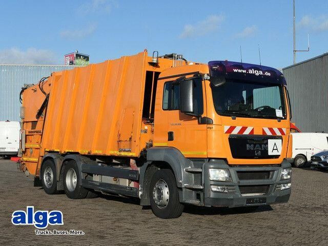 MAN 26.320 TGS BL 6x2, Faun, Vario Press, Zöller - Garbage truck: picture 1 MAN 26.320 TGS BL 6x2, Faun, Vario Press, Zöller - Garbage truck: picture 1