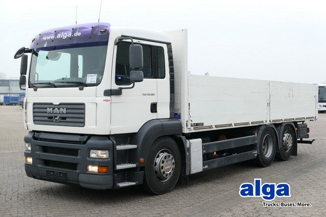 MAN 26.360 TGA LL 6x2, Vollluft, Klima, 3. Sitz, AHK - Dropside/ Flatbed truck: picture 1 MAN 26.360 TGA LL 6x2, Vollluft, Klima, 3. Sitz, AHK - Dropside/ Flatbed truck: picture 1