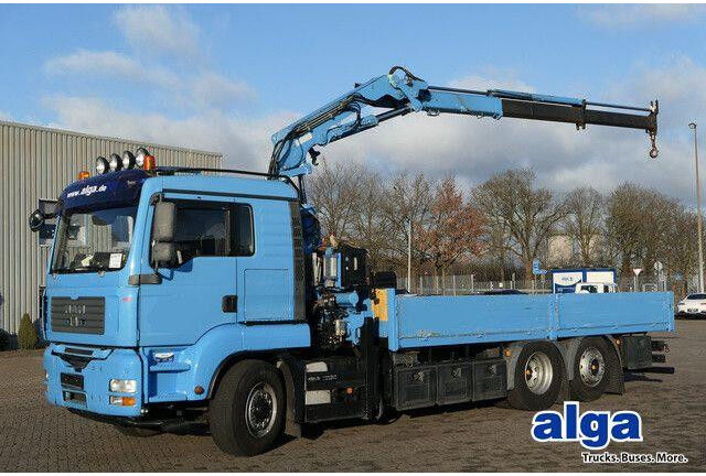 MAN 26.440 6x4H-2 BL TGA, Terex-Atlas 165.5, Funk - Dropside/ Flatbed truck: picture 1 MAN 26.440 6x4H-2 BL TGA, Terex-Atlas 165.5, Funk - Dropside/ Flatbed truck: picture 1