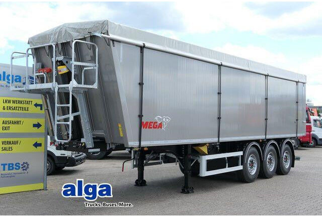 Mega MNL, Alu, 52m³, Kombitür, SAF, Luft-Lift - Tipper semi-trailer: picture 1 Mega MNL, Alu, 52m³, Kombitür, SAF, Luft-Lift - Tipper semi-trailer: picture 1