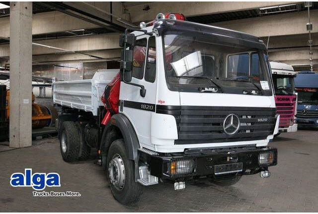 Mercedes-Benz 1820 AK 4x4, HMF 1003 K2, Allrad, AHK, Blattfed. - Tipper: picture 1 Mercedes-Benz 1820 AK 4x4, HMF 1003 K2, Allrad, AHK, Blattfed. - Tipper: picture 1