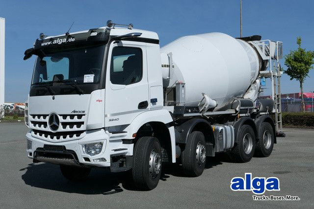 Mercedes-Benz 3240 B Arocs 8x4, Liebherr THM 905, 9m³, 54tkm - Concrete mixer truck: picture 1 Mercedes-Benz 3240 B Arocs 8x4, Liebherr THM 905, 9m³, 54tkm - Concrete mixer truck: picture 1