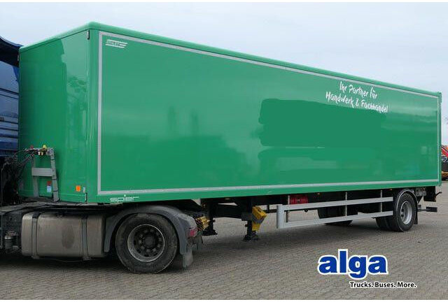 Spier SGL 110, 1-Achser, Palfinger 3,0to. LBW, SAF - Closed box semi-trailer: picture 1 Spier SGL 110, 1-Achser, Palfinger 3,0to. LBW, SAF - Closed box semi-trailer: picture 1