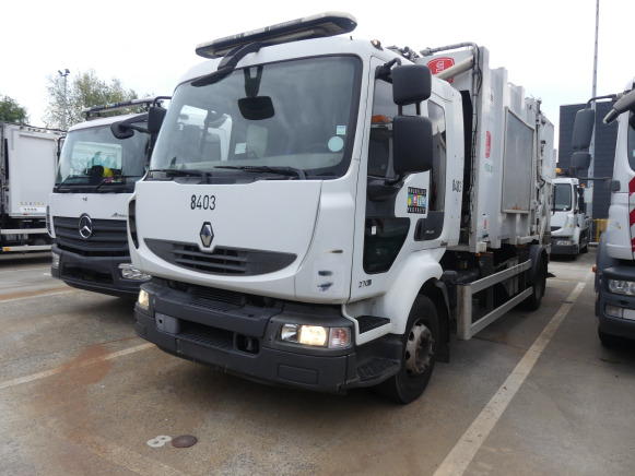 Garbage truck REF:8403 - Camion poubelle Renault Midlum (2013-160.268 km)(VIN:VF644AHL000007252): picture 1