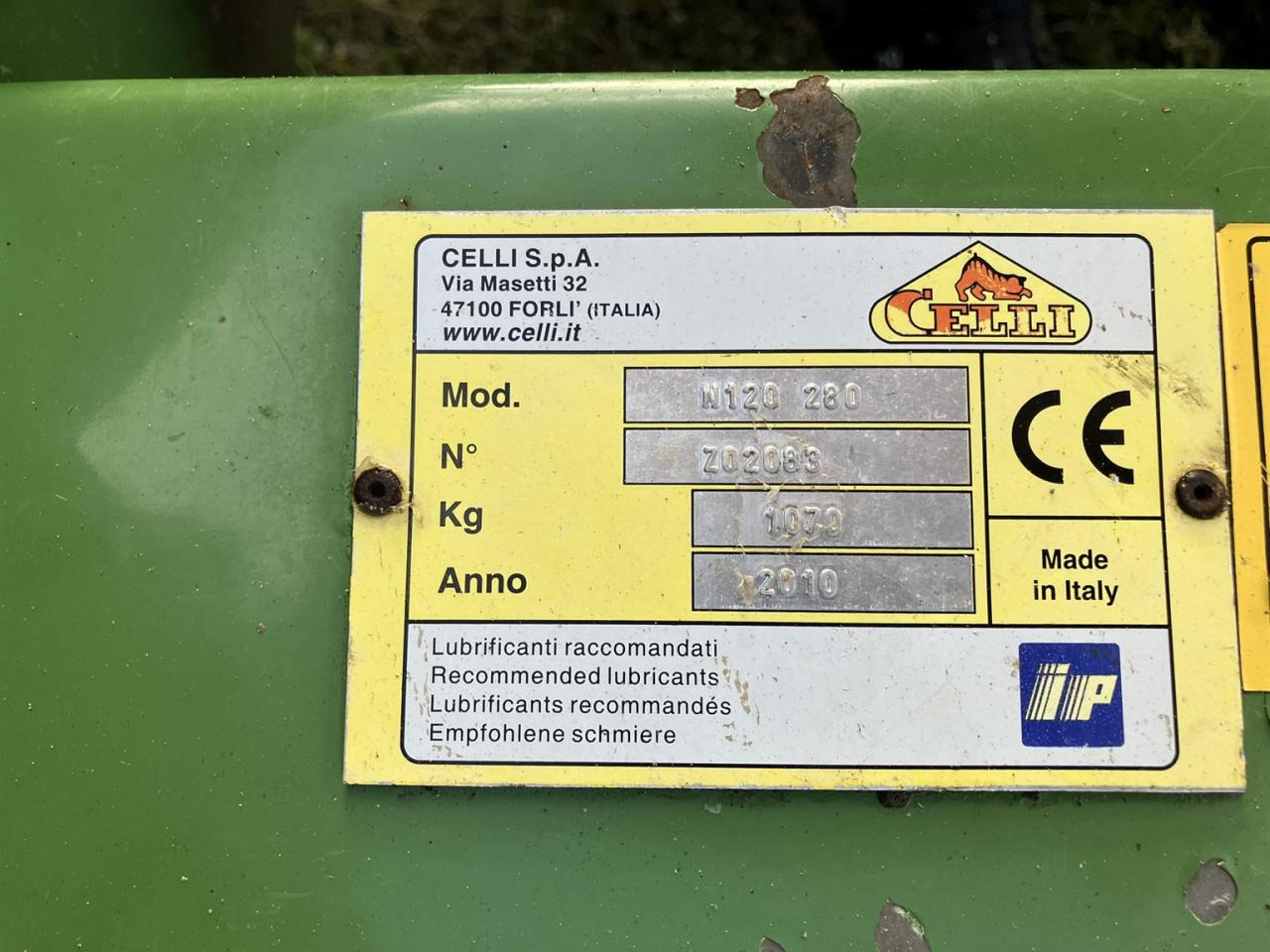 Celli N120-280 - Garden tiller: picture 4 Celli N120-280 - Garden tiller: picture 4