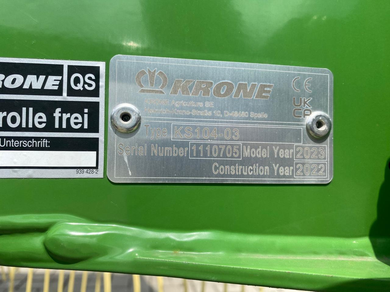 Krone Swadro S 420 - Tedder/ Rake: picture 5 Krone Swadro S 420 - Tedder/ Rake: picture 5
