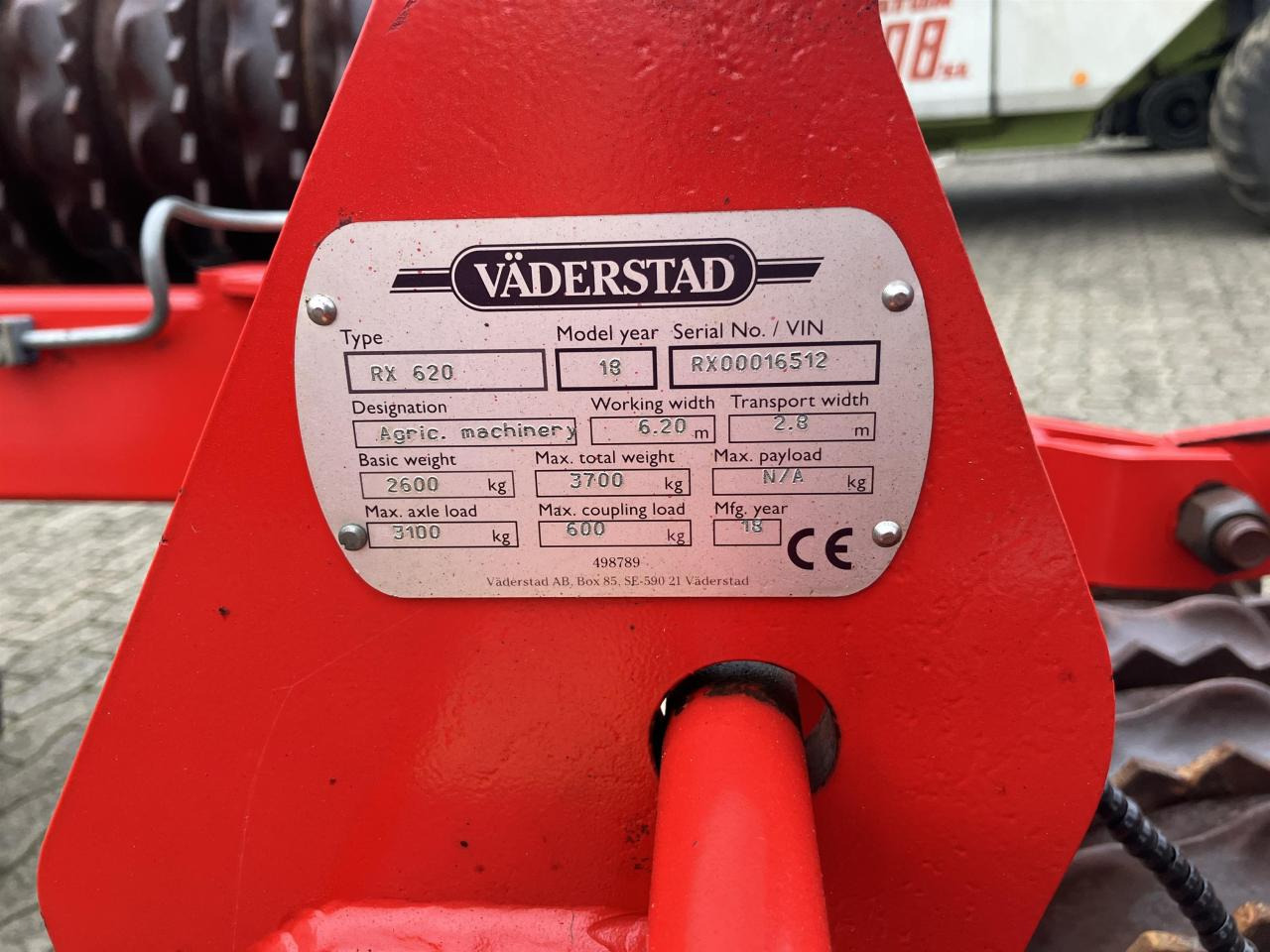 Roller Väderstad Rollex 620: picture 7