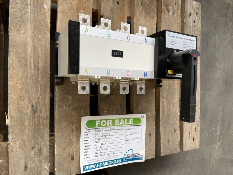 ATS Automatische Netovername 250 Ampere ATS - Electrical system for Construction machinery: picture 4 ATS Automatische Netovername 250 Ampere ATS - Electrical system for Construction machinery: picture 4
