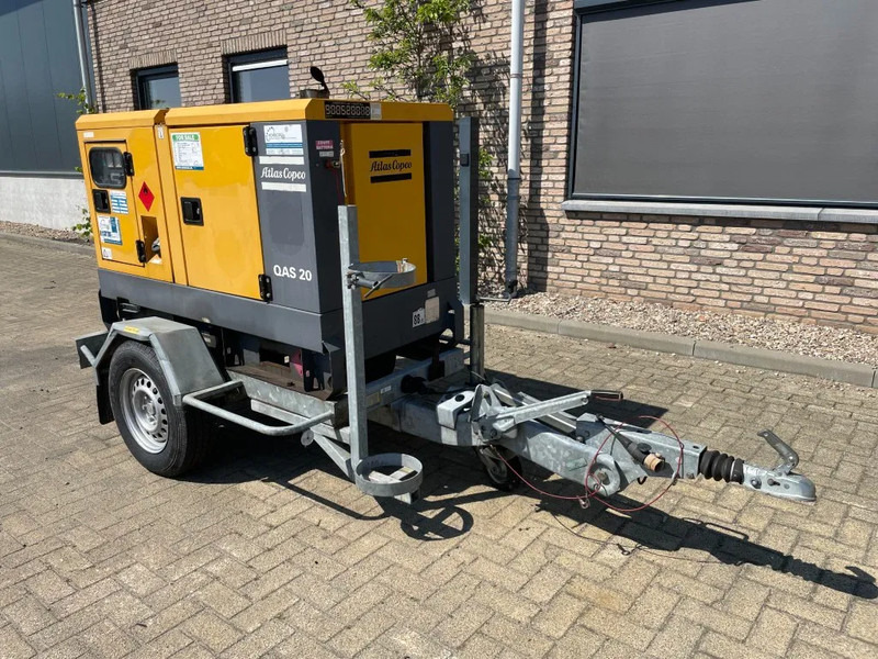 Atlas-Copco QAS 20 Kubota mobiele 20 kVA Silent Rental generatorrset Stage 3A - Generator set: picture 2 Atlas-Copco QAS 20 Kubota mobiele 20 kVA Silent Rental generatorrset Stage 3A - Generator set: picture 2