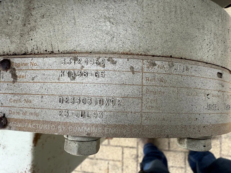 Cummins KTA 38 G5 Leroy Somer 1000 kVA noodstroom generatorset - Generator set: picture 3 Cummins KTA 38 G5 Leroy Somer 1000 kVA noodstroom generatorset - Generator set: picture 3