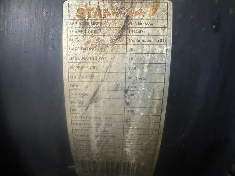 Hatz 2M41 Stamford 20 kVA generatorset - Generator set: picture 5 Hatz 2M41 Stamford 20 kVA generatorset - Generator set: picture 5