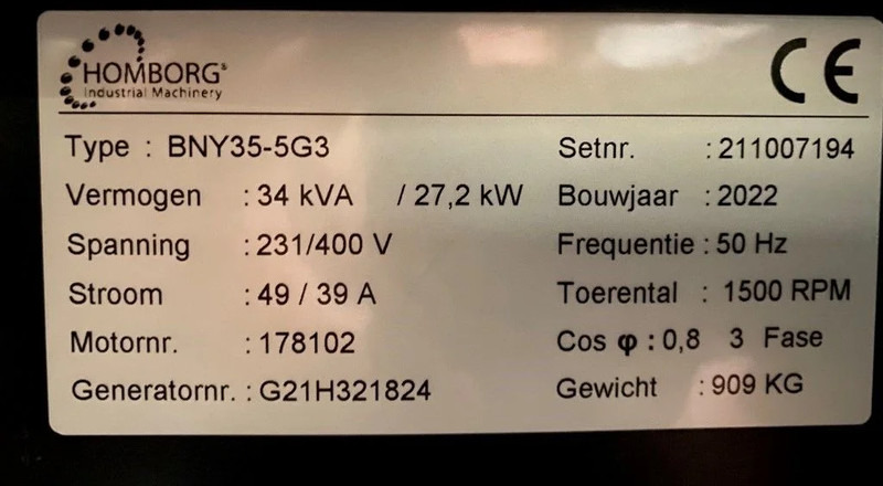Himoinsa Yanmar Stamford 35 kVA Supersilent Generatorset Nieuw ! - Generator set: picture 4 Himoinsa Yanmar Stamford 35 kVA Supersilent Generatorset Nieuw ! - Generator set: picture 4