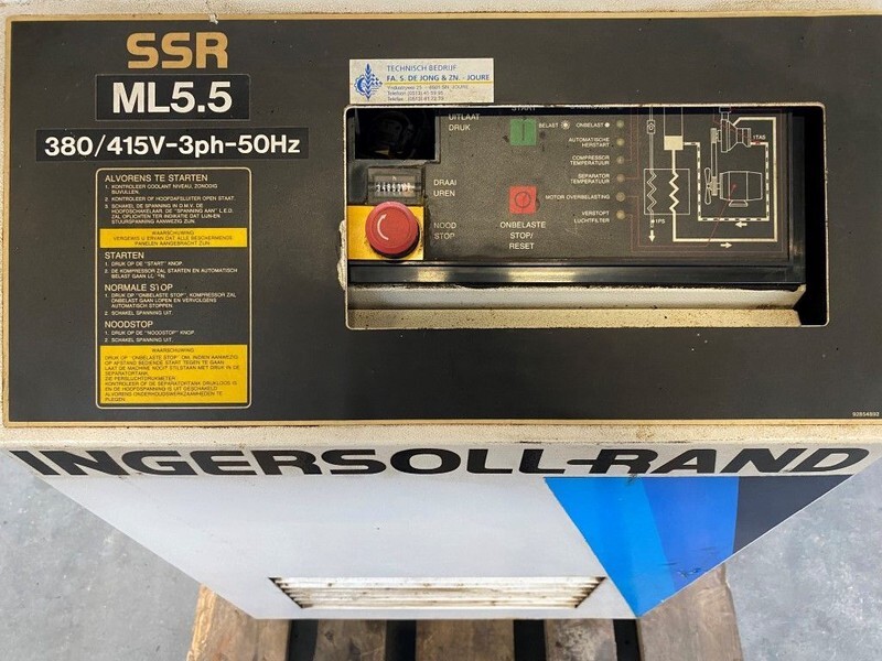 Ingersoll Rand SSR ML 5.5 SSR ML5.5 6 kW 800 L / min 7.5 Bar Elektrische Schroefcompressor - Air compressor: picture 5 Ingersoll Rand SSR ML 5.5 SSR ML5.5 6 kW 800 L / min 7.5 Bar Elektrische Schroefcompressor - Air compressor: picture 5
