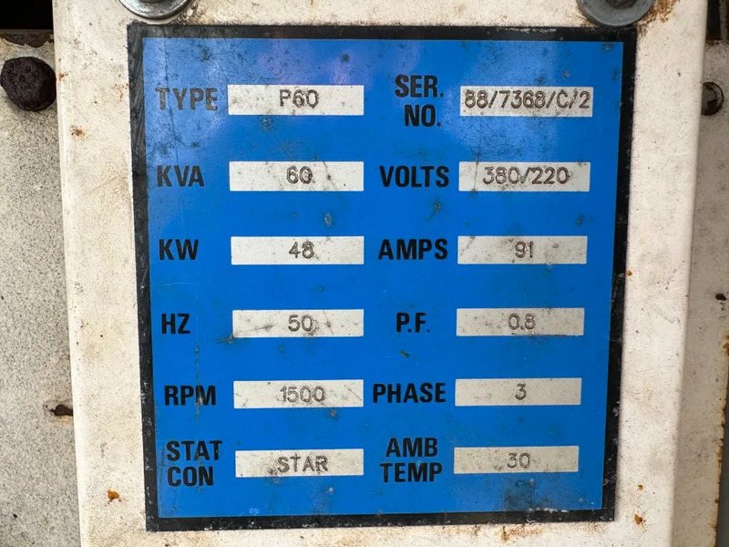 Perkins T4.236 FG Wilson Stamford 60 kVA Silent generatorset - Generator set: picture 3 Perkins T4.236 FG Wilson Stamford 60 kVA Silent generatorset - Generator set: picture 3