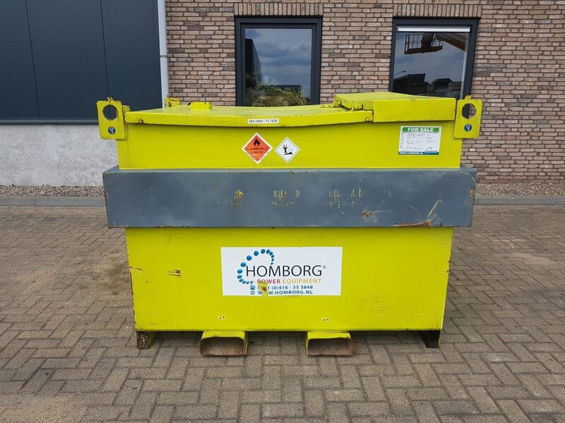 Dieseltank Steenbergen 2000 liter Kiwa IBC Dieseltank met handpomp - Storage tank: picture 1 Dieseltank Steenbergen 2000 liter Kiwa IBC Dieseltank met handpomp - Storage tank: picture 1