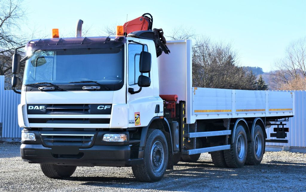 DAF CF 75.360 Pritsche 7,95 m + KRAN / FUNK * 6x4 DAF CF 75.360 Pritsche 7,95 m + KRAN / FUNK * 6x4 - Crane truck, Dropside/ Flatbed truck: picture 4 DAF CF 75.360 Pritsche 7,95 m + KRAN / FUNK * 6x4 DAF CF 75.360 Pritsche 7,95 m + KRAN / FUNK * 6x4 - Crane truck, Dropside/ Flatbed truck: picture 4