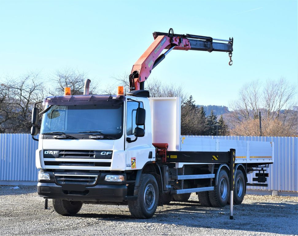 DAF CF 75.360 Pritsche 7,95 m + KRAN / FUNK * 6x4 - Crane truck, Dropside/ Flatbed truck: picture 2 DAF CF 75.360 Pritsche 7,95 m + KRAN / FUNK * 6x4 - Crane truck, Dropside/ Flatbed truck: picture 2