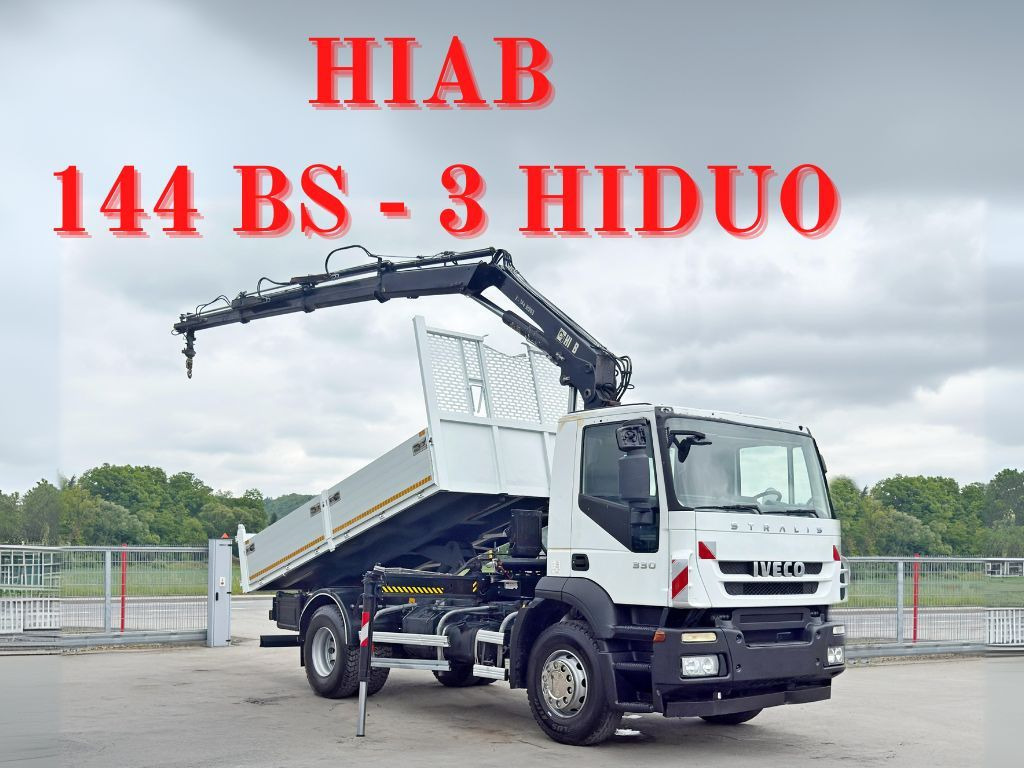 Iveco STRALIS 330 *HIAB 144 BS-3 HIDUO* TOPZUSTAND - Crane truck: picture 1 Iveco STRALIS 330 *HIAB 144 BS-3 HIDUO* TOPZUSTAND - Crane truck: picture 1