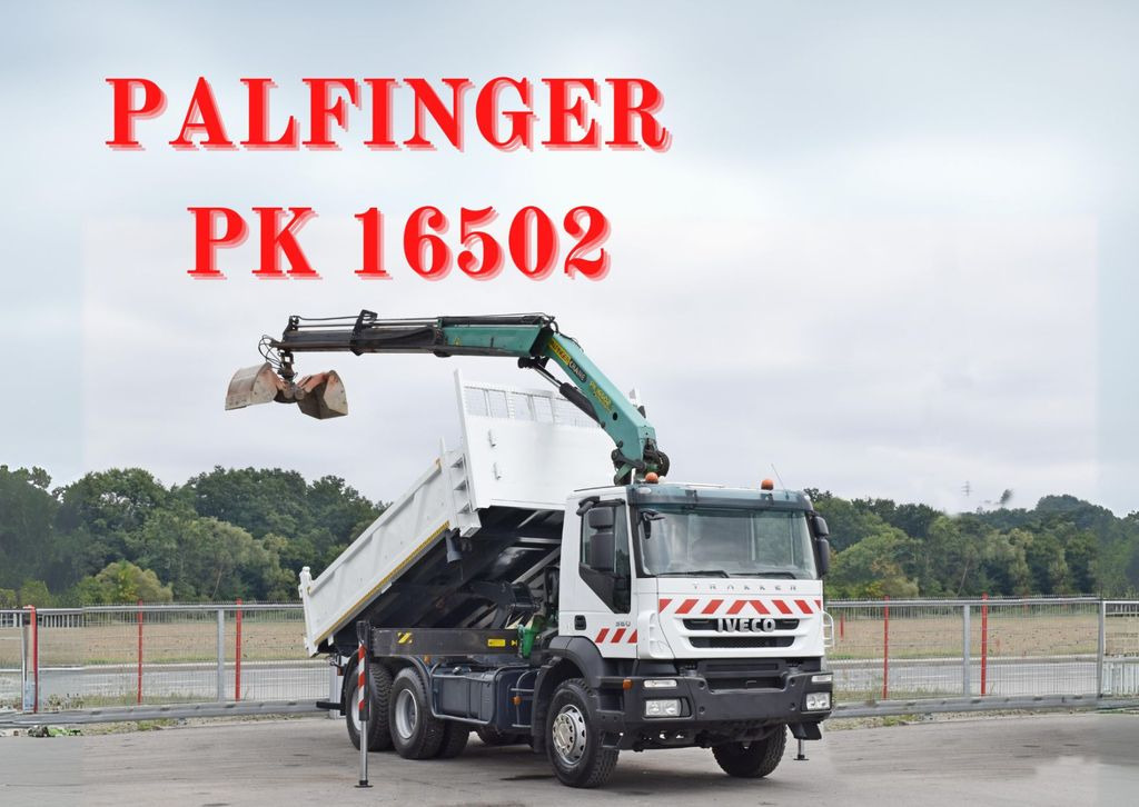 Iveco TRAKKER 360 * Kipper 5,20m* PK 16502 / FUNK*6x4 - Crane truck, Tipper: picture 1 Iveco TRAKKER 360 * Kipper 5,20m* PK 16502 / FUNK*6x4 - Crane truck, Tipper: picture 1