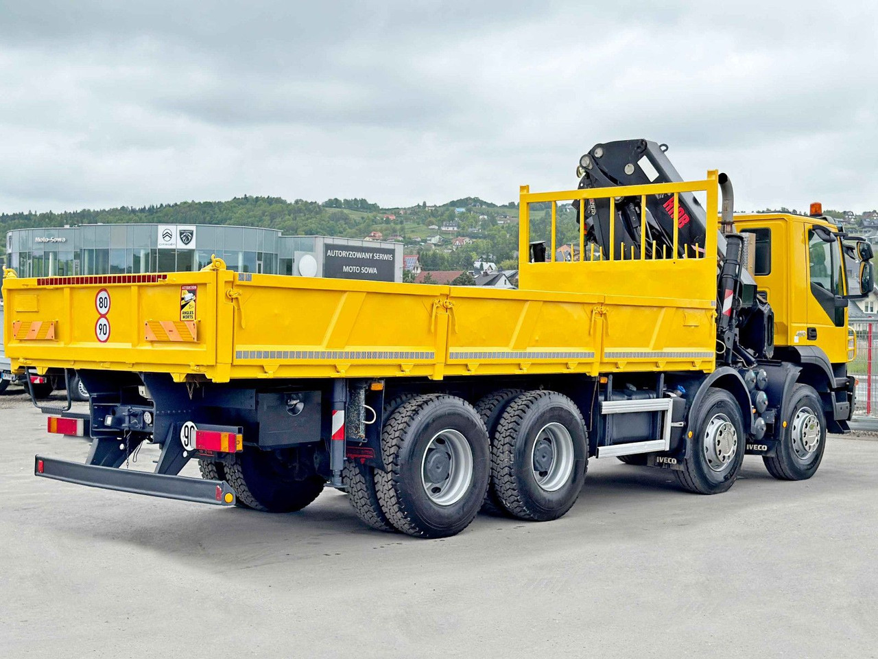 Crane truck Iveco TRAKKER 450* HIAB 377 EP-4 HIPRO/FUNK/ 8x4: picture 7