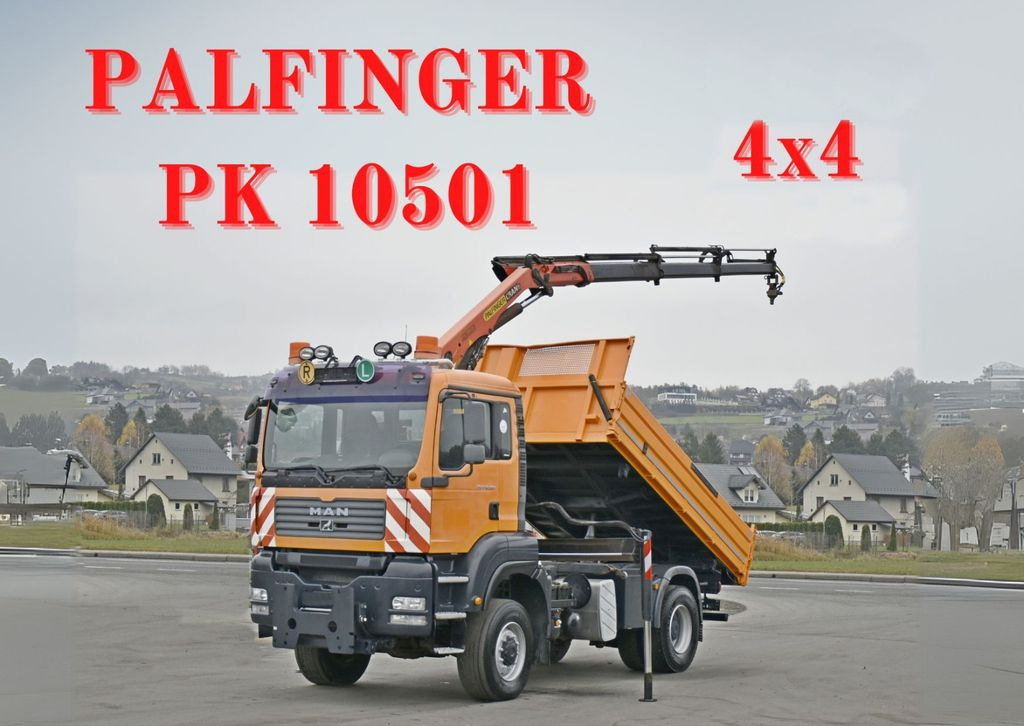 MAN TGA 18.360 * PK 10501 + FUNK *4x4 MAN TGA 18.360 * PK 10501 + FUNK *4x4 - Crane truck, Tipper: picture 1 MAN TGA 18.360 * PK 10501 + FUNK *4x4 MAN TGA 18.360 * PK 10501 + FUNK *4x4 - Crane truck, Tipper: picture 1