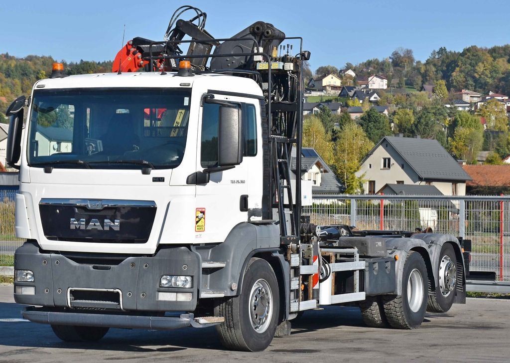 MAN TGS 26.360 Abrollkipper* KESLA 2114 Z * TOP MAN TGS 26.360 Abrollkipper* KESLA 2114 Z * TOP - Hook lift truck, Crane truck: picture 4 MAN TGS 26.360 Abrollkipper* KESLA 2114 Z * TOP MAN TGS 26.360 Abrollkipper* KESLA 2114 Z * TOP - Hook lift truck, Crane truck: picture 4