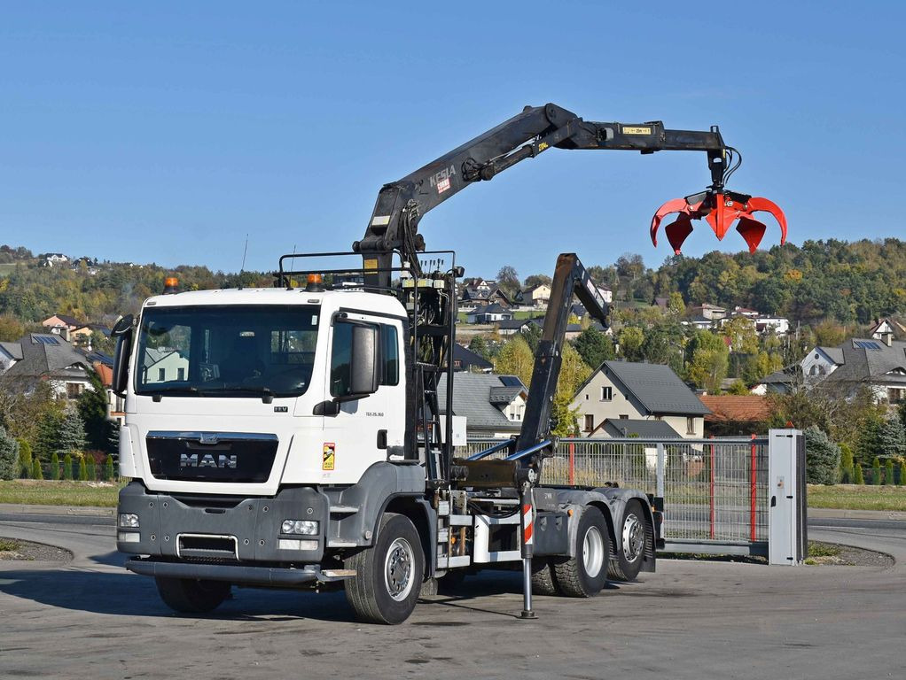 MAN TGS 26.360 Abrollkipper* KESLA 2114 Z * TOP - Hook lift truck, Crane truck: picture 2 MAN TGS 26.360 Abrollkipper* KESLA 2114 Z * TOP - Hook lift truck, Crane truck: picture 2
