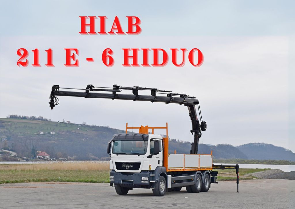 MAN TGS 26.360* HIAB 211 E-6 HIDUO / FUNK * 6x4 - Crane truck, Dropside/ Flatbed truck: picture 1 MAN TGS 26.360* HIAB 211 E-6 HIDUO / FUNK * 6x4 - Crane truck, Dropside/ Flatbed truck: picture 1