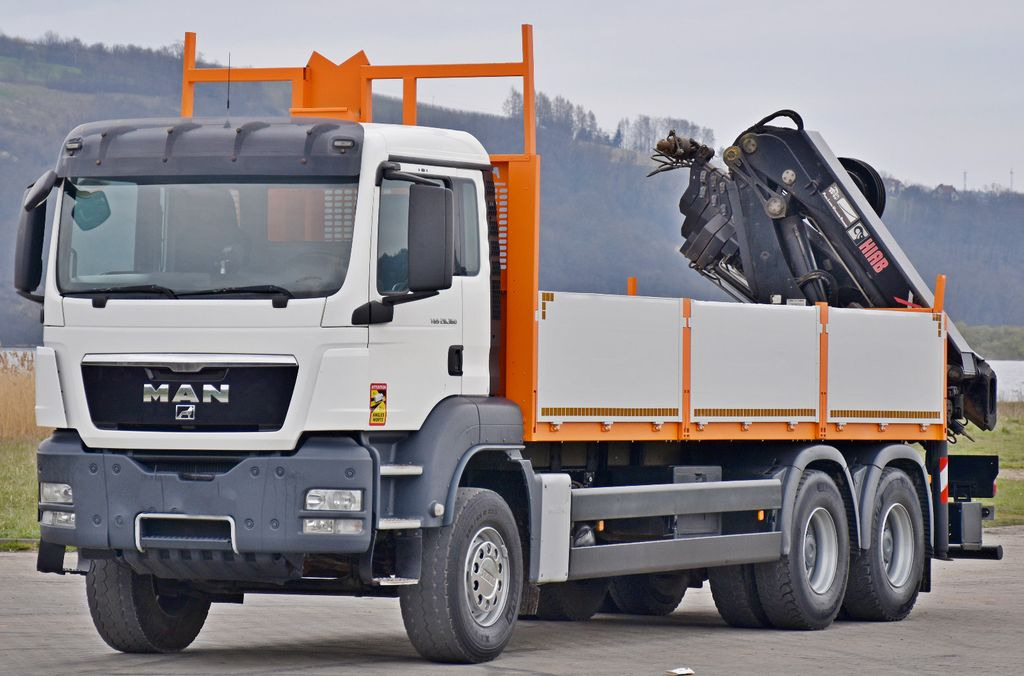 MAN TGS 26.360* HIAB 211 E-6 HIDUO / FUNK * 6x4 - Crane truck, Dropside/ Flatbed truck: picture 3 MAN TGS 26.360* HIAB 211 E-6 HIDUO / FUNK * 6x4 - Crane truck, Dropside/ Flatbed truck: picture 3