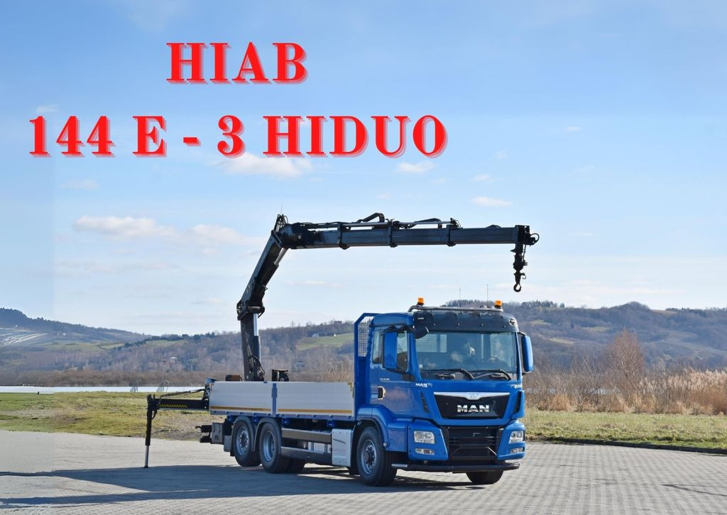 MAN TGS 26.480 * KRAN / FUNK * TOPZUSTAND - Crane truck, Dropside/ Flatbed truck: picture 1 MAN TGS 26.480 * KRAN / FUNK * TOPZUSTAND - Crane truck, Dropside/ Flatbed truck: picture 1