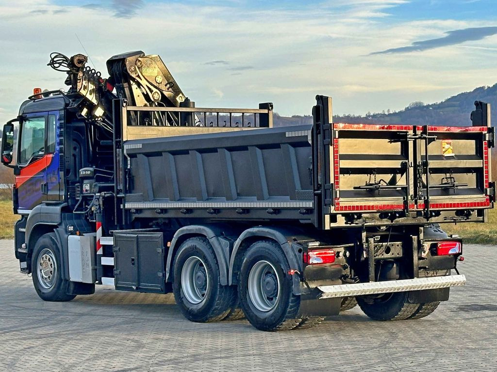 Tipper, Crane truck MAN TGS 33.480 * HIAB 288 EP - 4 HIDUO/ FUNK * 6x4: picture 8 Tipper, Crane truck MAN TGS 33.480 * HIAB 288 EP - 4 HIDUO/ FUNK * 6x4: picture 8